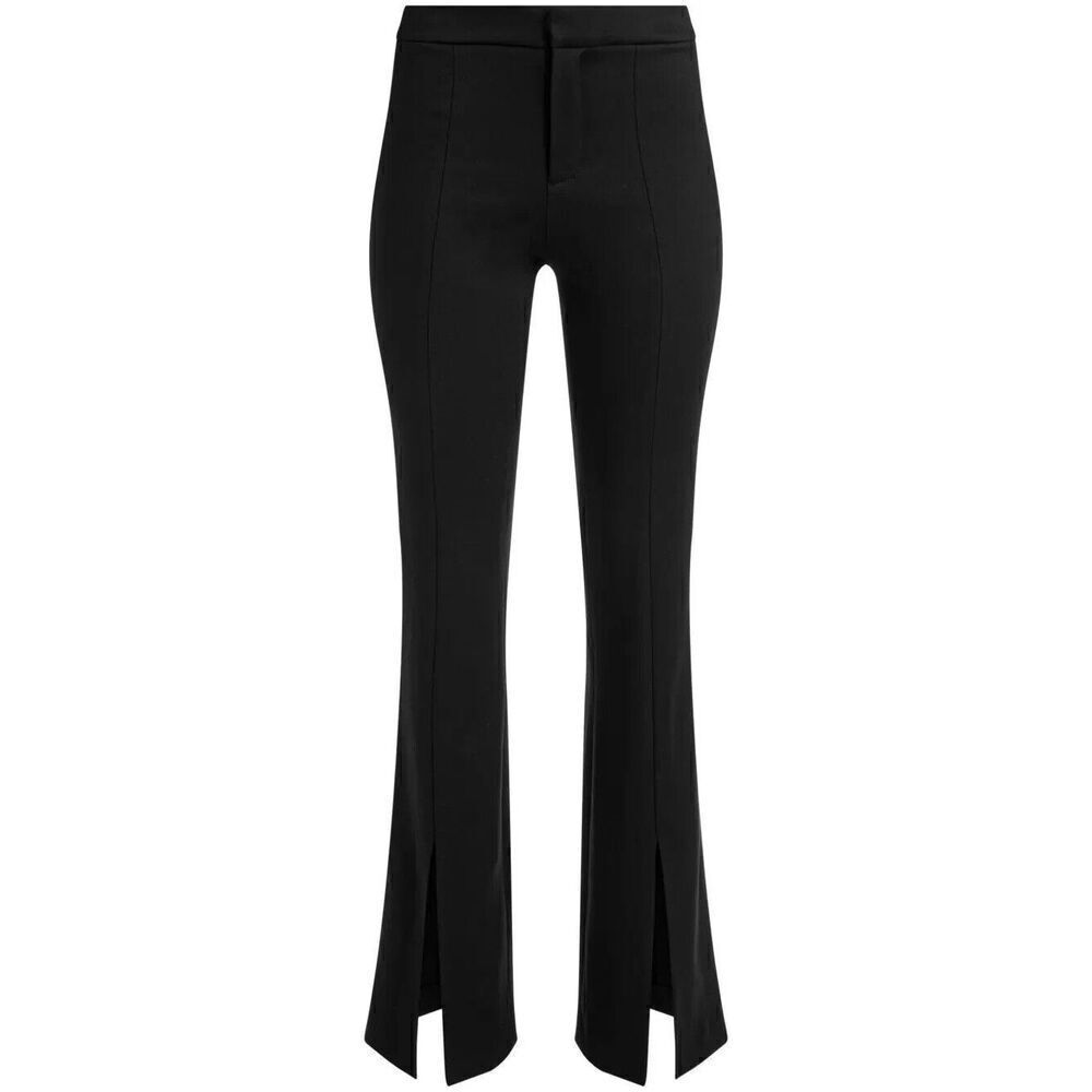New Alice + Olivia Princess Low Rise Trousers Pants in Black Size 10